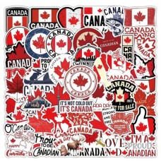 Set 50 Stickers Canada Viajeros Países Decorativo País Canada